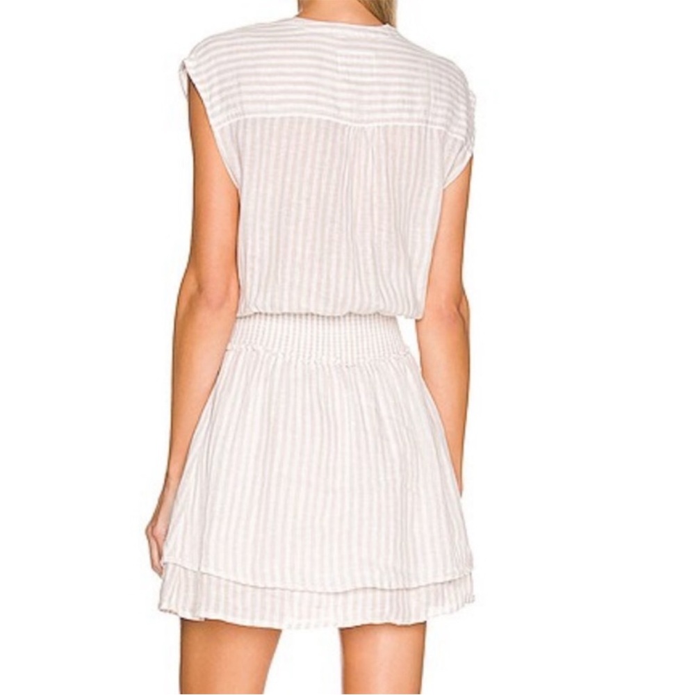 RAILS Linen Blend Angelia Dress in Dune Stripe - Picture 2 of 8